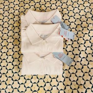 Cat and Jack Three White School Uniform Polo Shirts NWT size 10/12(kids)